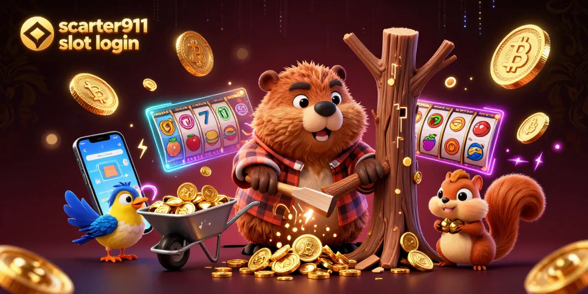 Experience thrilling gameplay with scatter911 slot login featuring vibrant 3D characters collecting coins.