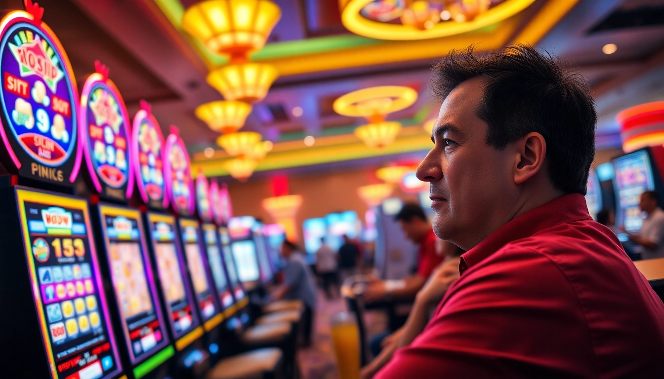 Menangkan pengalaman bermain Slot77 yang seru di kasino dengan mesin slot yang cerah.