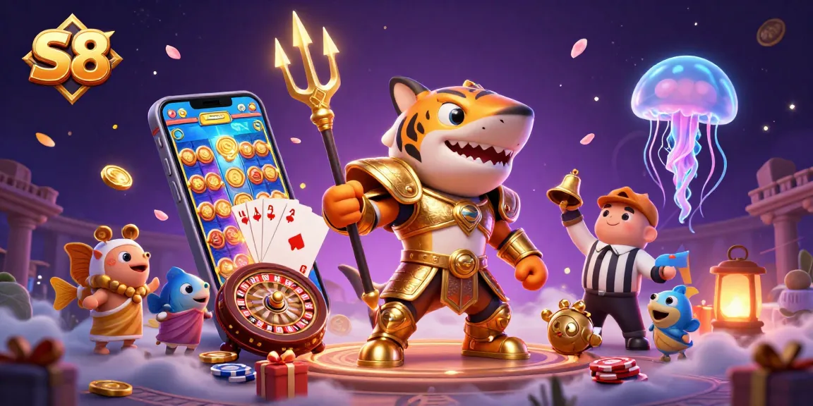 Engage with S8 and experience thrilling underwater casino adventures with slot games.