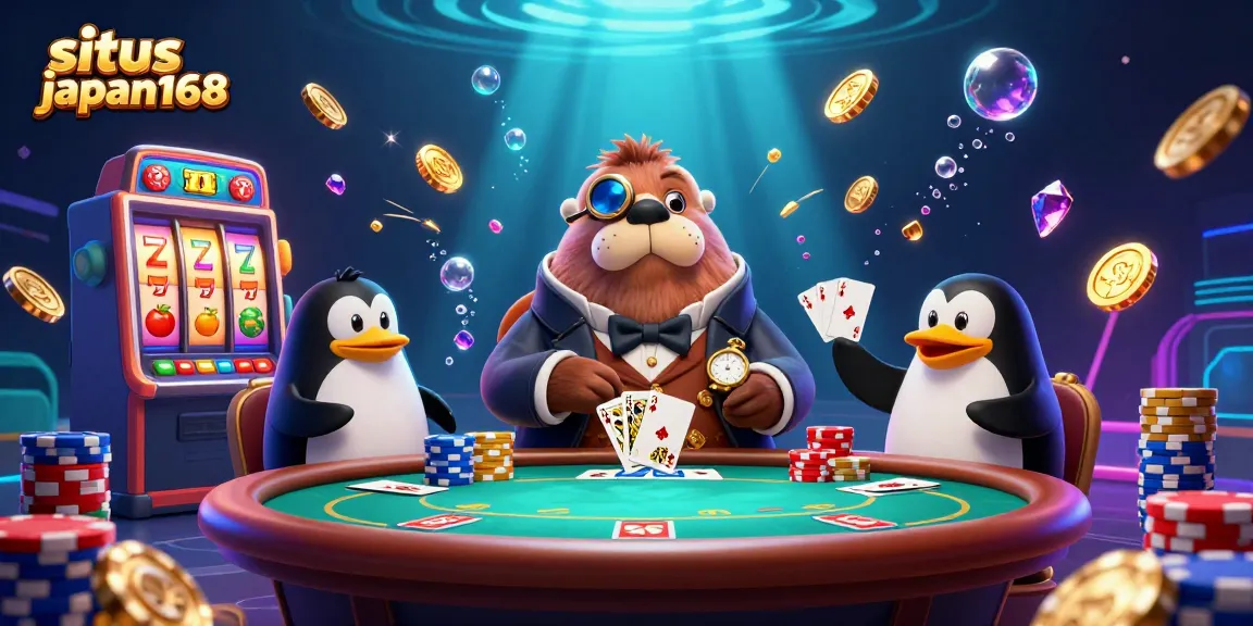 Engage with the immersive experience at situs japan168 while enjoying a thrilling underwater poker game.