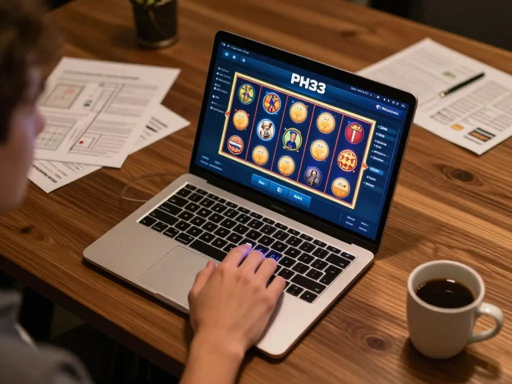 Engaging players enjoying online slots at PH33 casino for a thrilling experience