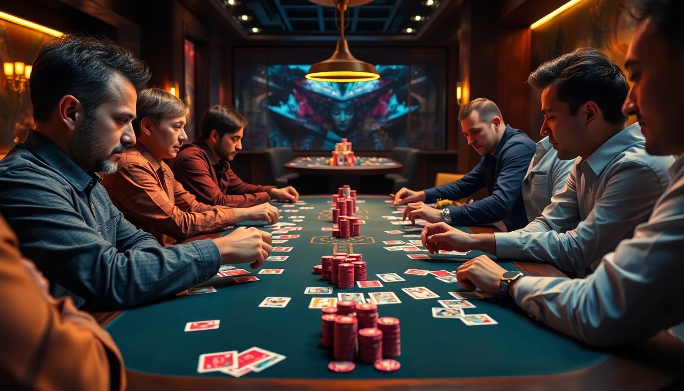 A dynamic scene of players enjoying yono rummy at a beautifully designed gaming table.