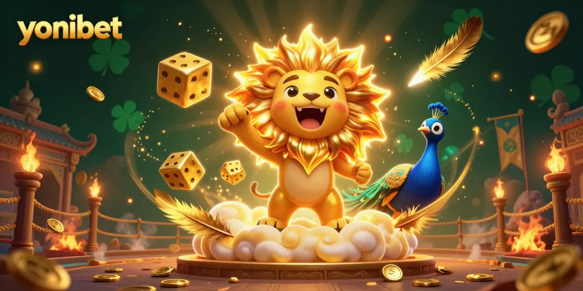 Engage in thrilling gameplay at yonibet with a vibrant 3D scene showcasing excitement, luck, and casino charm.