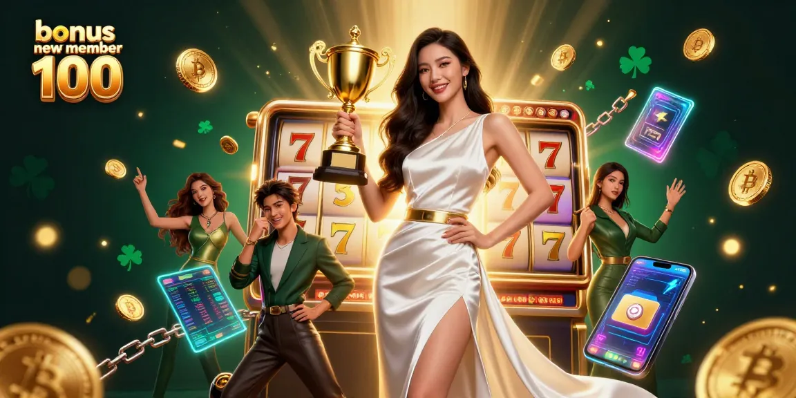 Experience the excitement with a bonus new member 100 at our vibrant slot game scene.