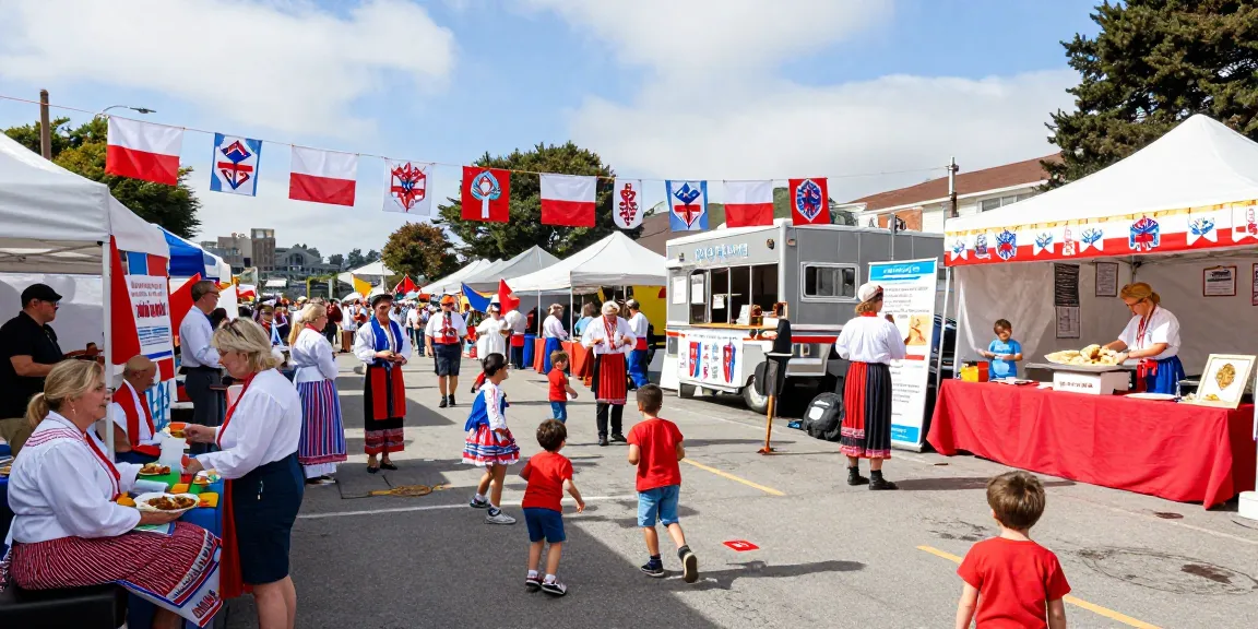 Community gathering at Polish festival showcasing culture and connections via https://www.sfpol.com/.