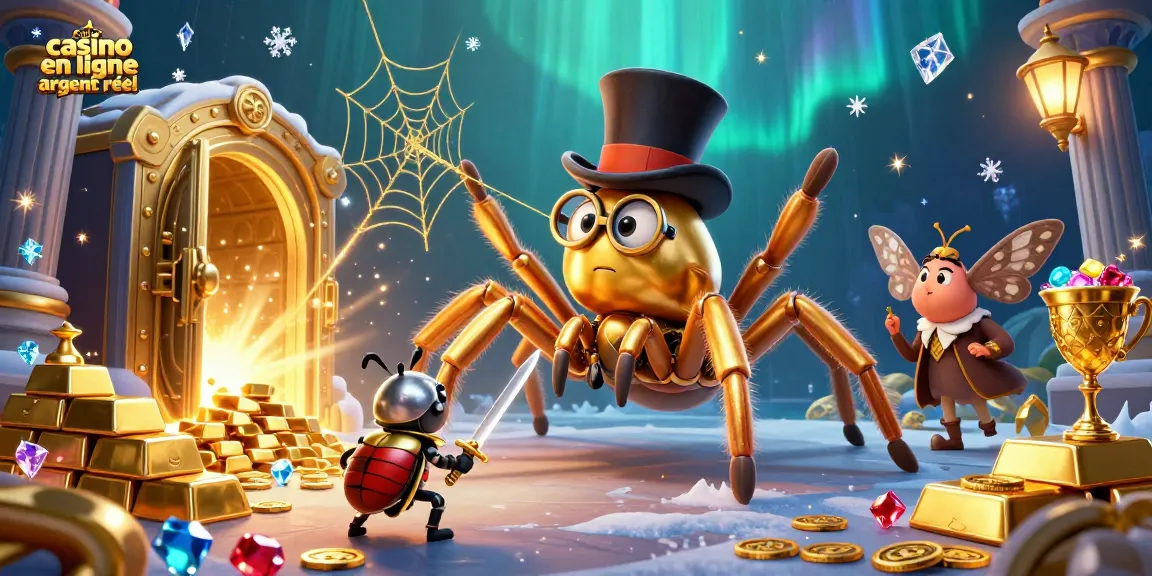 Profitez des jeux au casino en ligne argent réel avec un décor luxuriant de trésors.