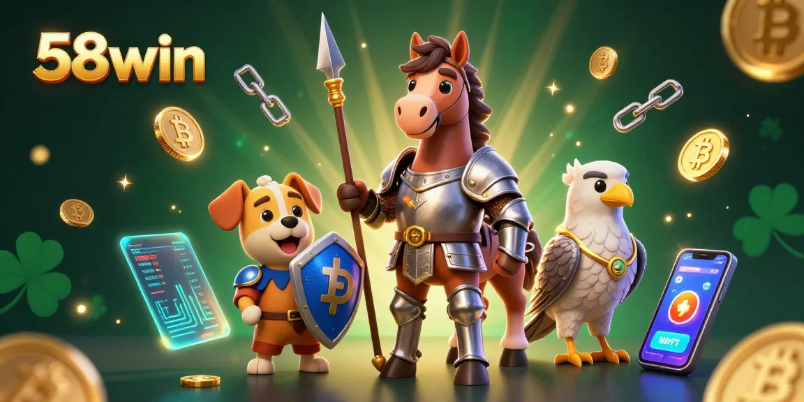 Engage in thrilling gameplay at 58win with immersive scenes of knights and crypto elements.