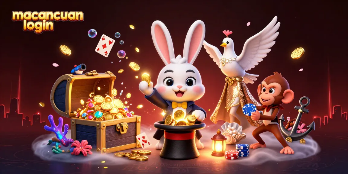 Login ke macancuan dan menangkan jackpot dengan karakter kasino yang menyenangkan ini.