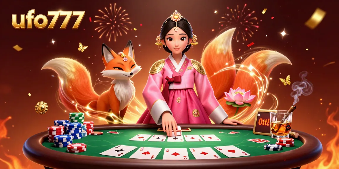 Experience the excitement of ufo777 with vibrant 3D casino characters and poker elements.