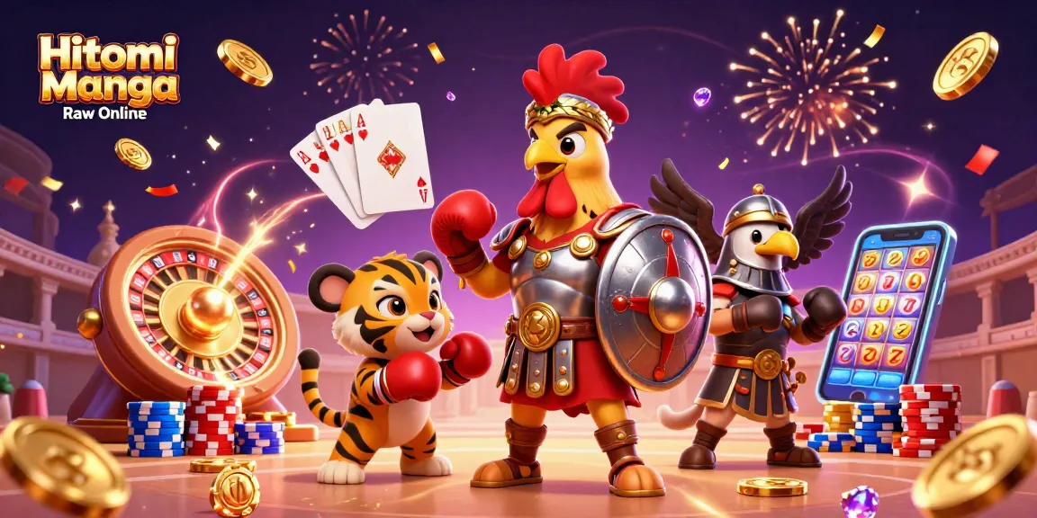 Experience thrilling wins with Hitomi Manga Raw Online's vibrant 3D digital casino scene featuring exciting gaming elements.