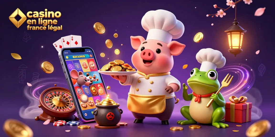 Découvrez l'excitation du casino en ligne légal en France avec des personnages vibrants et des visuels de jeu riches montrant une scène de jeu animée.