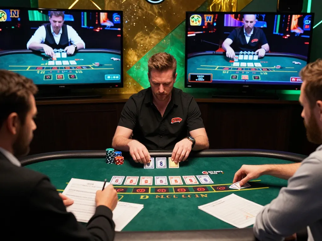 Players strategizing and placing bets in an exciting online blackjack game at superjp, showcasing an immersive gambling environment.