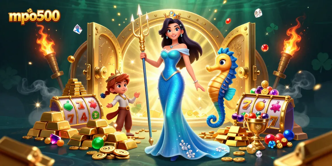 Engage in the excitement of mpo500 with stunning slot games and underwater treasure adventures