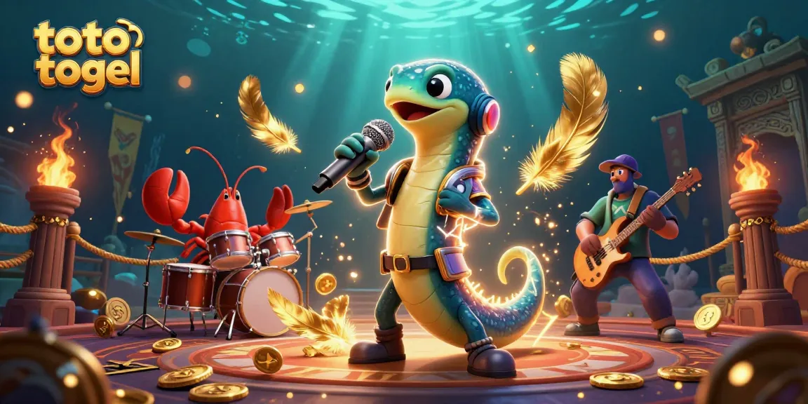 Engage in thrilling toto togel gameplay with vibrant 3D characters in an underwater casino.