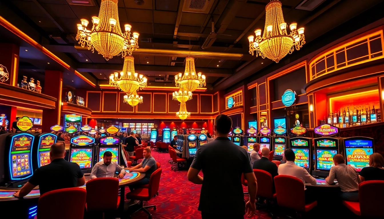 Experience the excitement of Non gamstop Casino Uk with vibrant gaming tables and lively atmosphere.