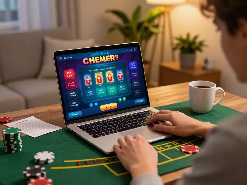 Engaging player using kim99 online casino app for blackjack at home with strategy notes.
