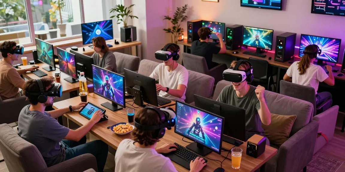 Players enjoying a variety of exciting games in a vibrant gaming environment, featuring SC88 technology and modern gaming setups.
