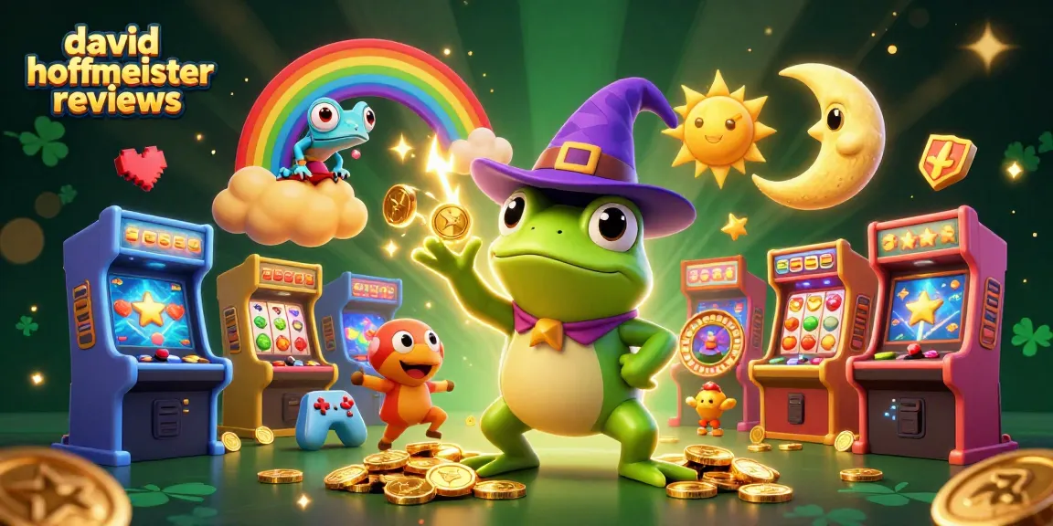 Experience the excitement of david hoffmeister reviews while enjoying a vibrant 3D casino scene filled with golden coins.